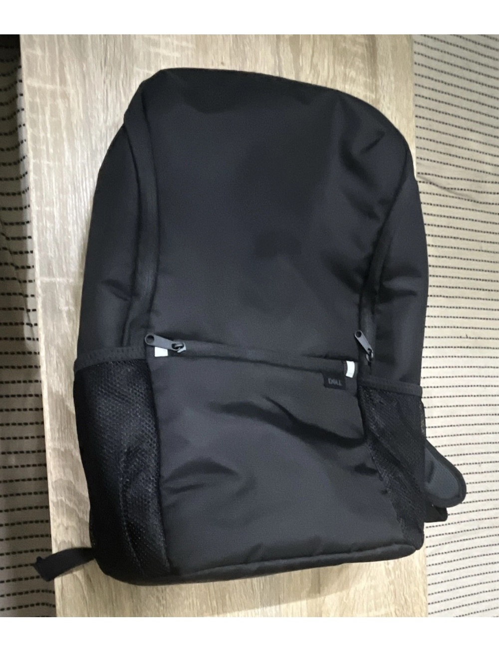 Dell Black Men's Backpack with Mesh Bottle Pockets